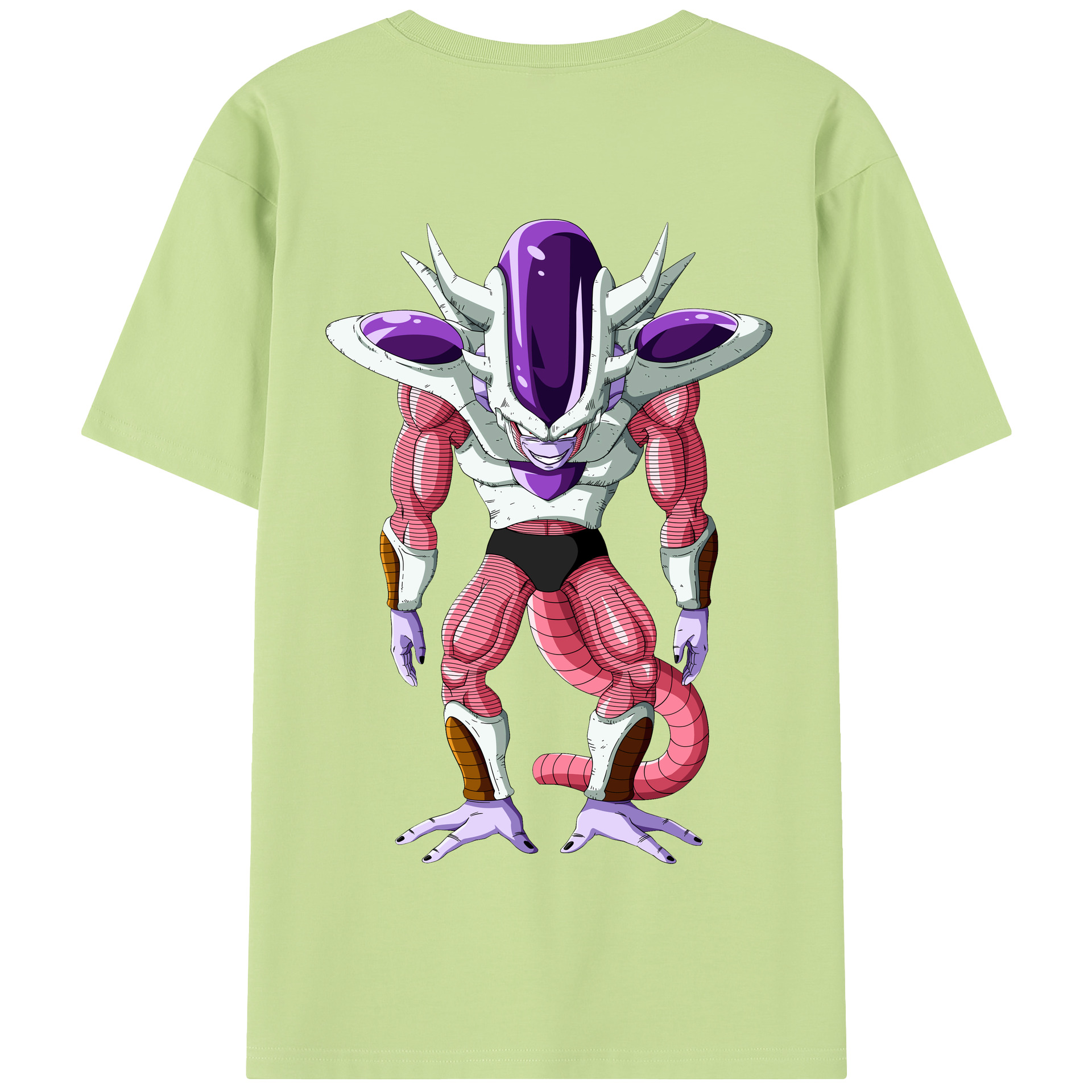 （画像用） ドラゴンボール フリーザ DRAGON BALL Frieza 綿100％半袖Tシャツ（背面プリント）